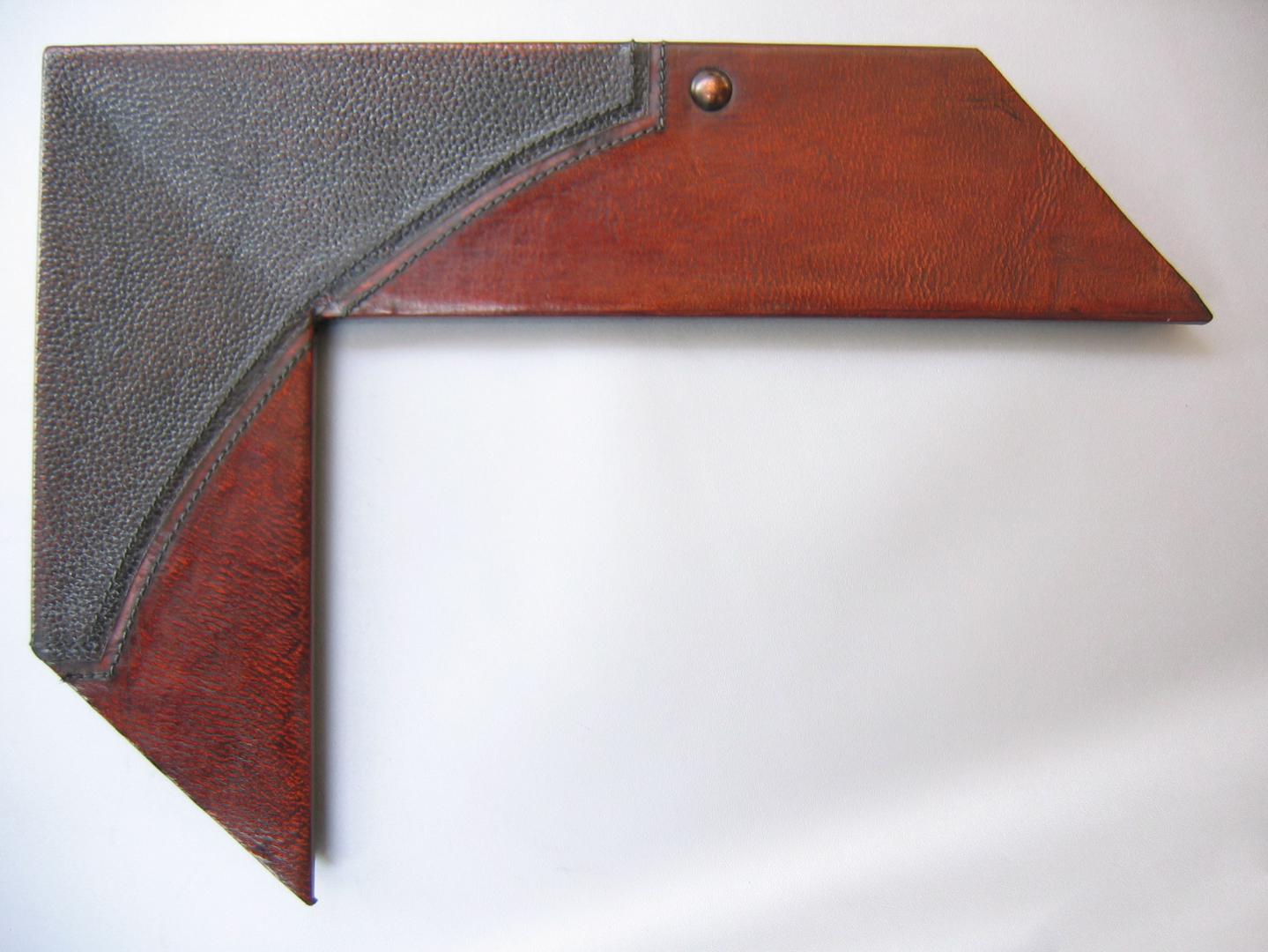 Handmade custom frame of natural leather