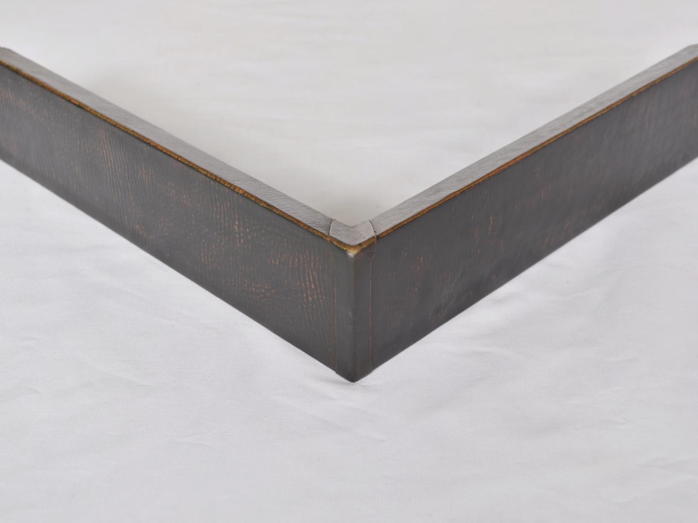 Floats custom leather frame border Gold